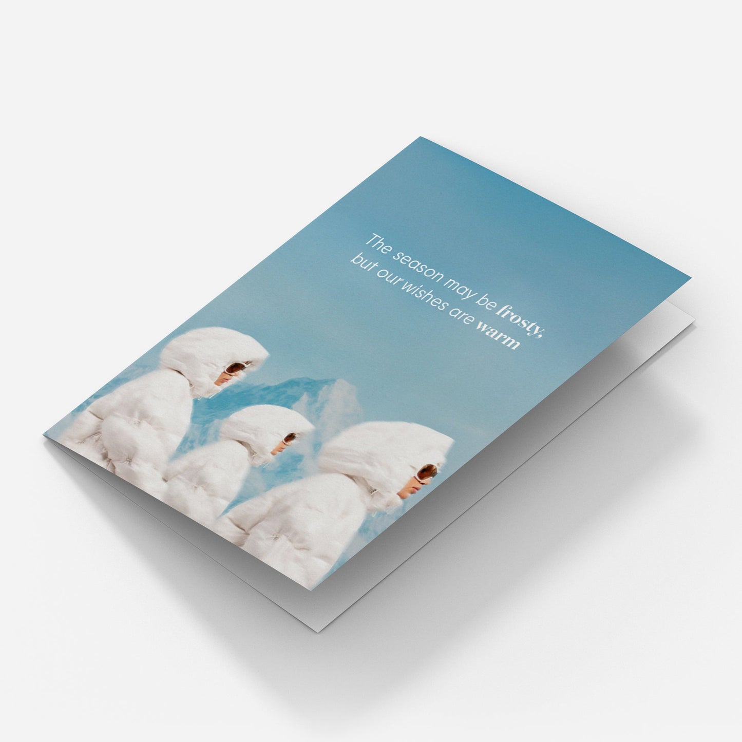 Biglietto di auguri per le vacanze (interno vuoto) (sconto del 100%)