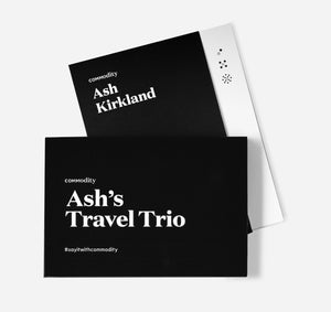 Trio da viaggio di Ash